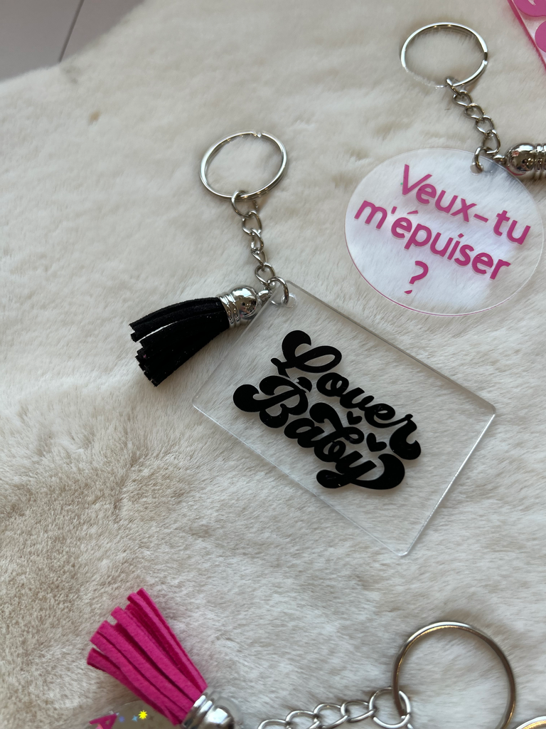 Porte clé "Lover Baby" (noir)