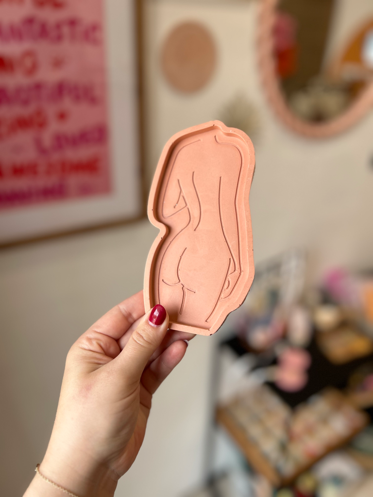 Plateau silhouette mini (beige)