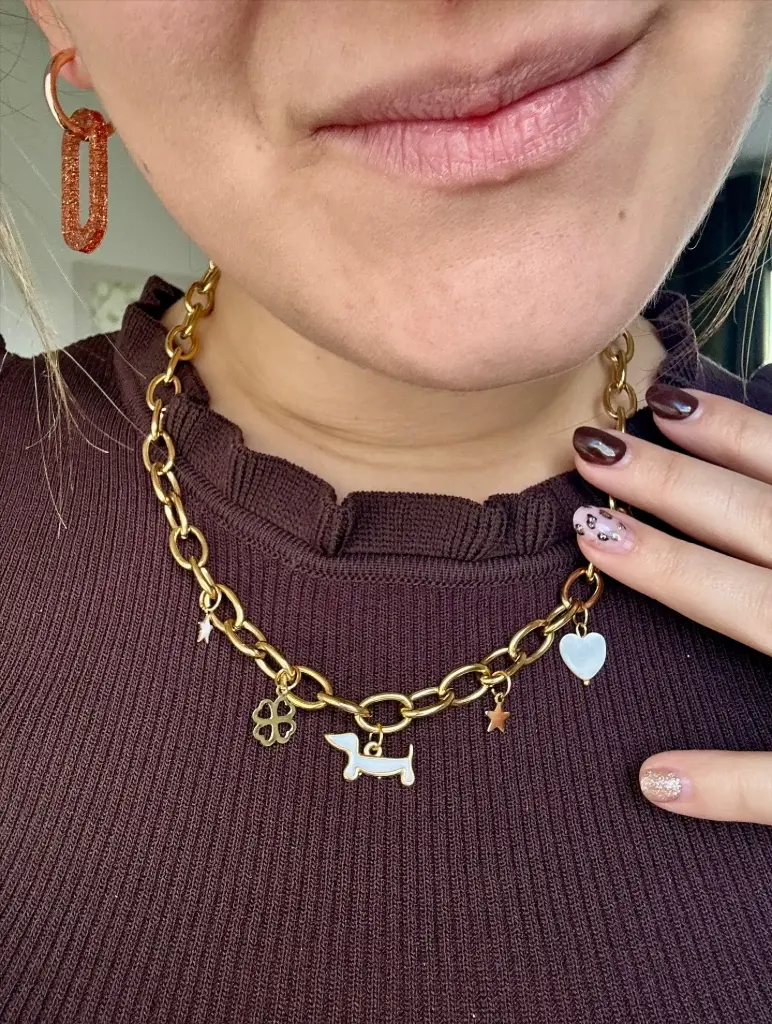 Collier Teckel lover