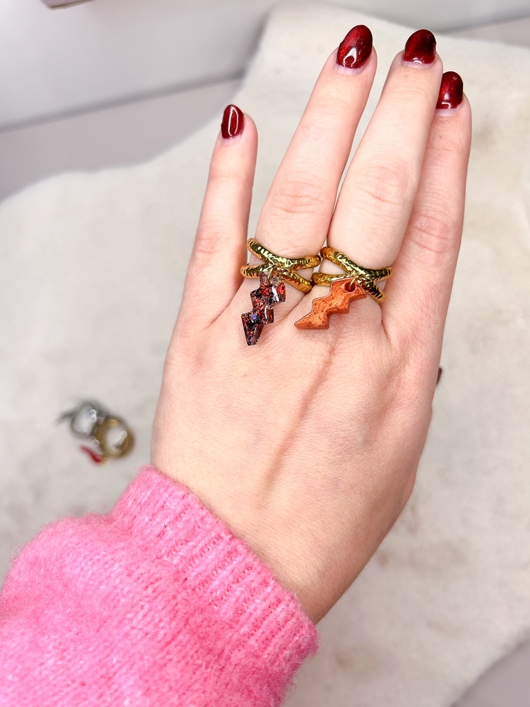 Bague éclair (bronze)