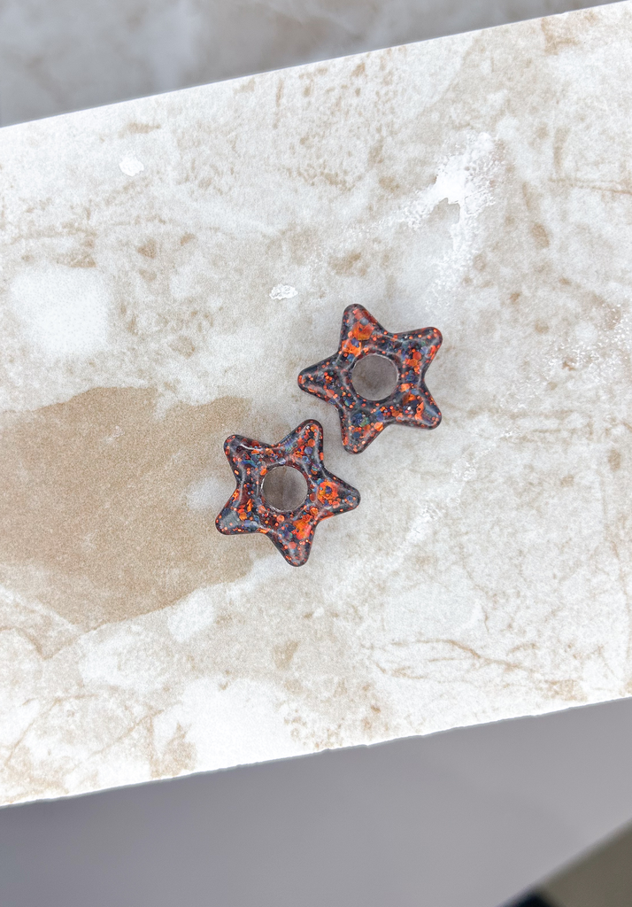 Pampilles Etoile - paillettes (noir)