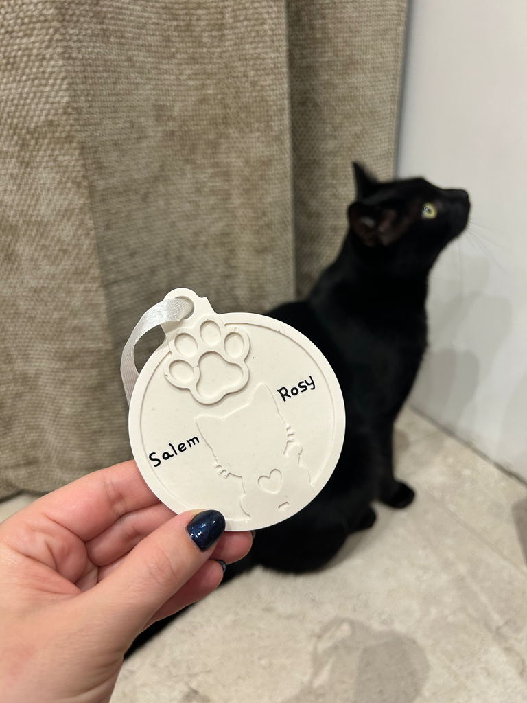 Ornement Noël - Cat (coeur, 0)