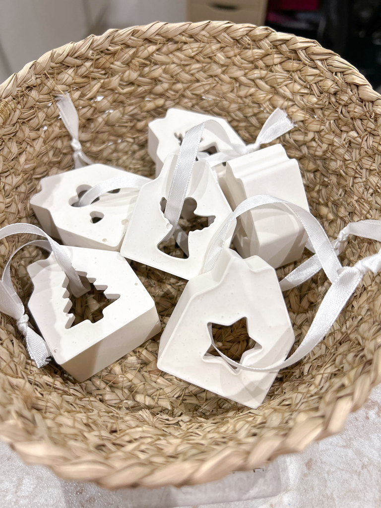 Ornement Noël - maison de noël (étoile)