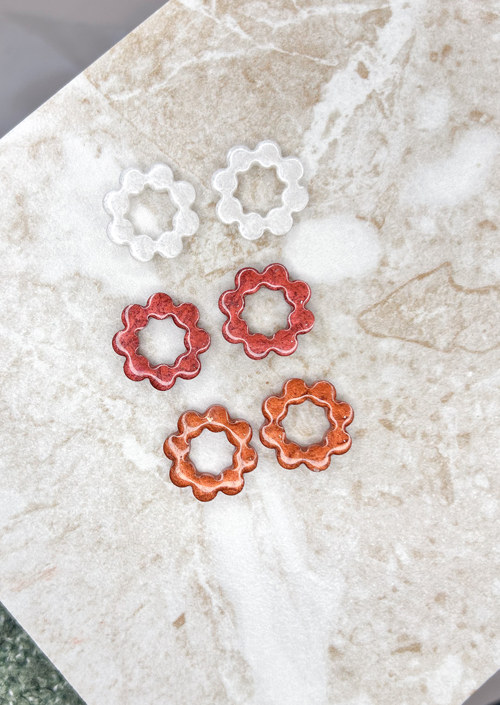 Pampilles Rosaces - unie (Gris metalisé)