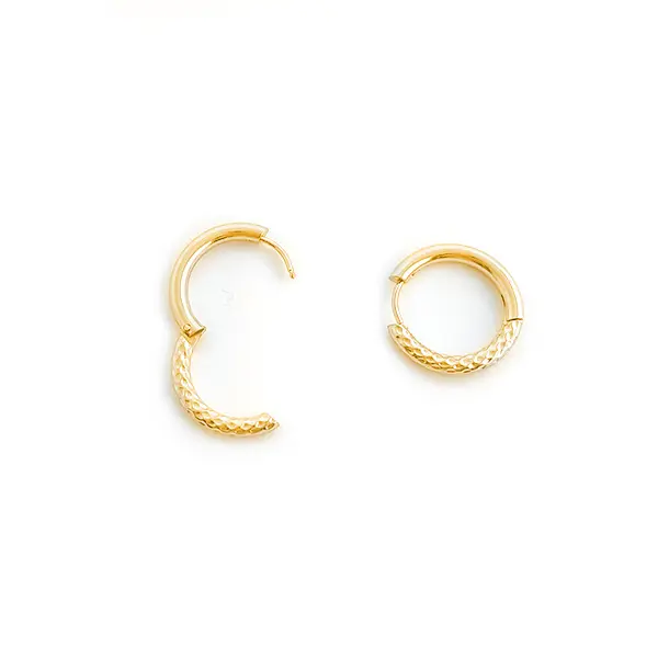 Créoles réversibles  (argenté)